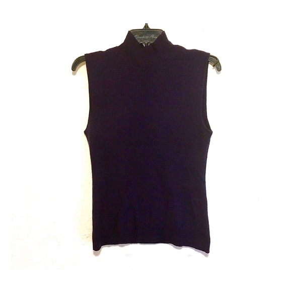 Carlisle | Women’s Dark Purple Wool Tank - Picture 2 of 5